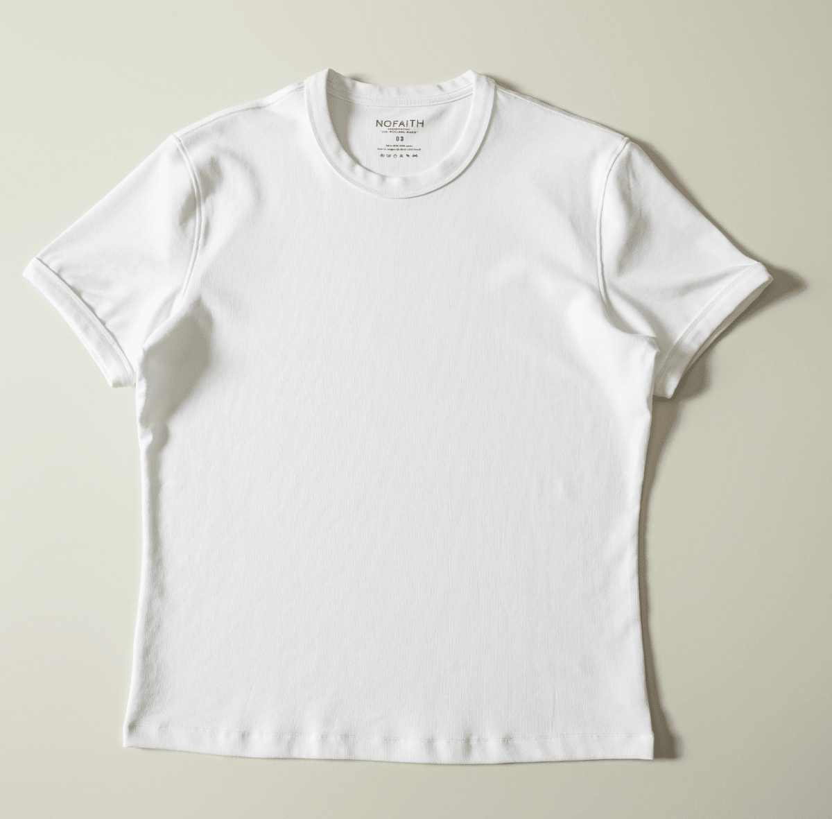 コットン涼感スクエアショルダーTシャツ N7115 - ファッション通販NNine（ナイン）