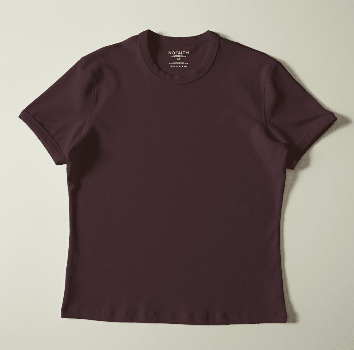コットン涼感スクエアショルダーTシャツ N7115 - ファッション通販NNine（ナイン）