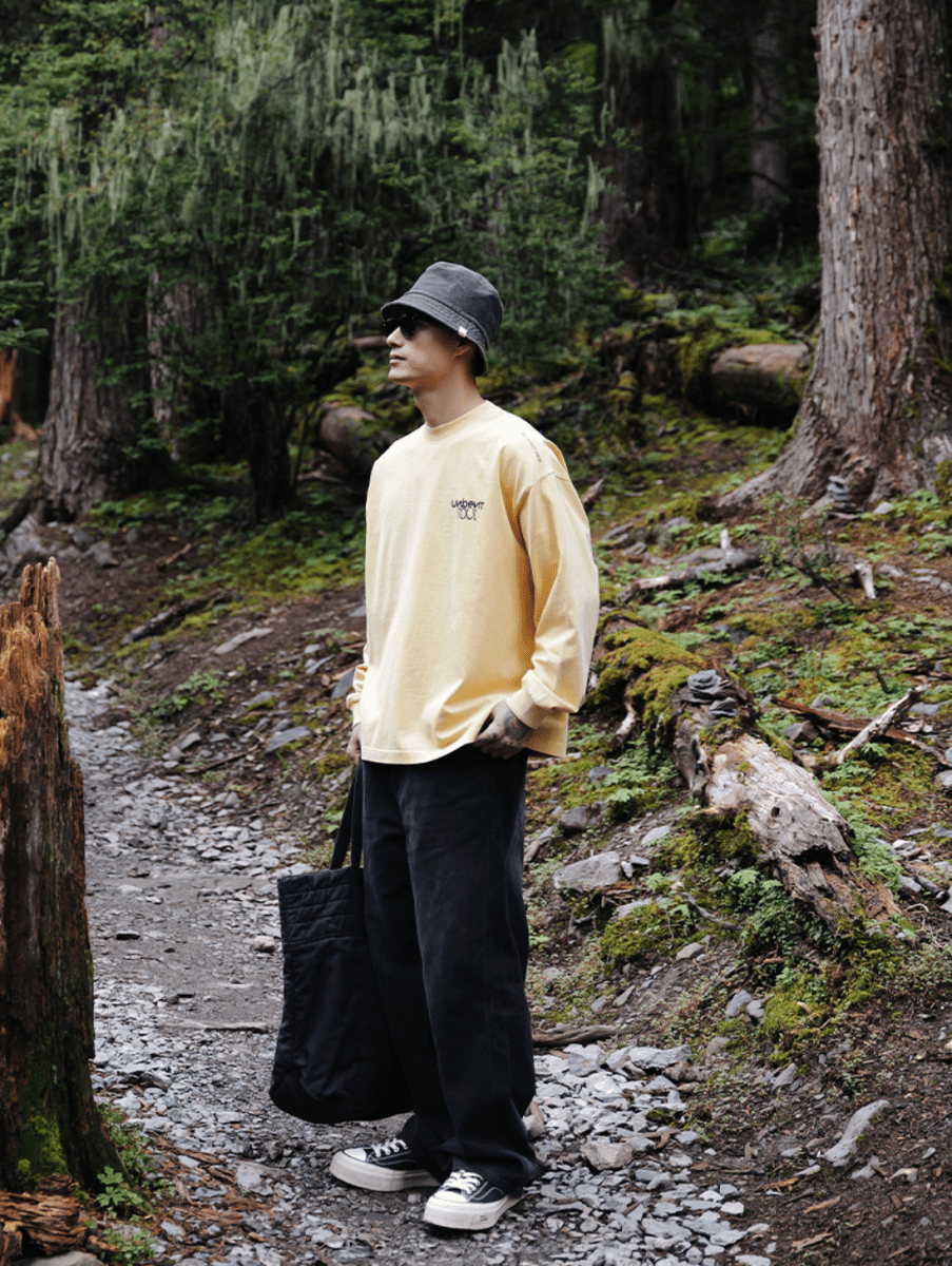 スプラッシュウォッシュグラフィックロングTシャツ N7298 - ファッション通販NNine（ナイン）