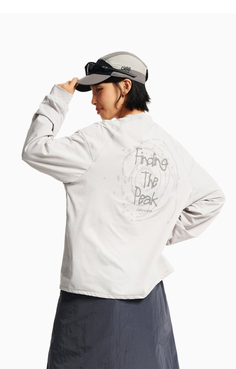 テクニカルワッフルグラフィックロングTシャツ　N7400 - ファッション通販NNine（ナイン）