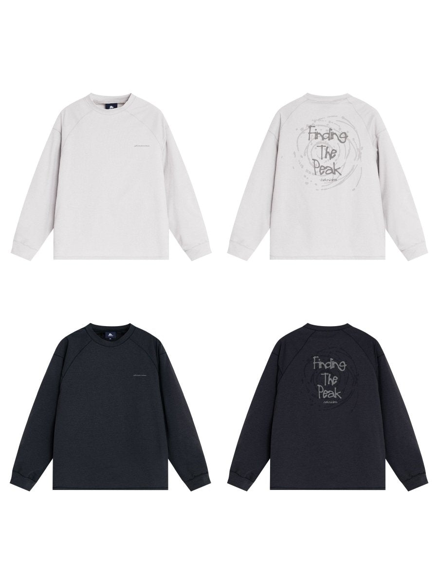 テクニカルワッフルグラフィックロングTシャツ　N7400 - ファッション通販NNine（ナイン）