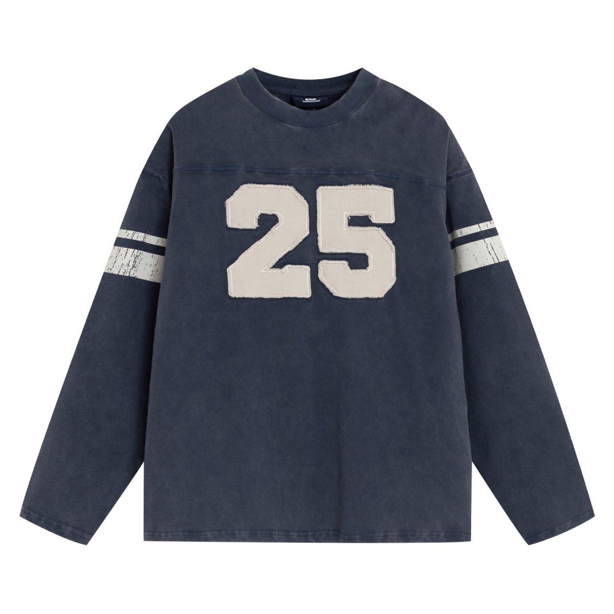 ナンバーパッチウォッシュフットボールロングTシャツ N7401 - ファッション通販NNine（ナイン）