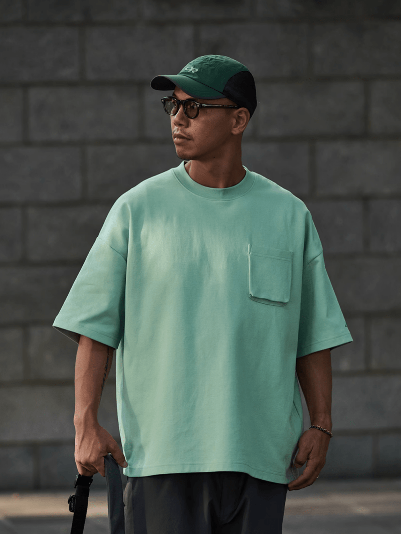 ヘビーウェイト コットンブレンド ポケットTシャツ / Pocket T-shirt N5588 - ファッション通販NNine（ナイン）
