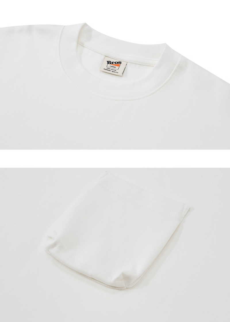 ヘビーウェイト コットンブレンド ポケットTシャツ / Pocket T-shirt N5588 - ファッション通販NNine（ナイン）
