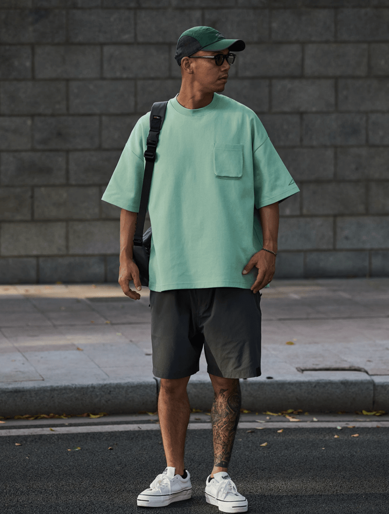 ヘビーウェイト コットンブレンド ポケットTシャツ / Pocket T-shirt N5588 - ファッション通販NNine（ナイン）