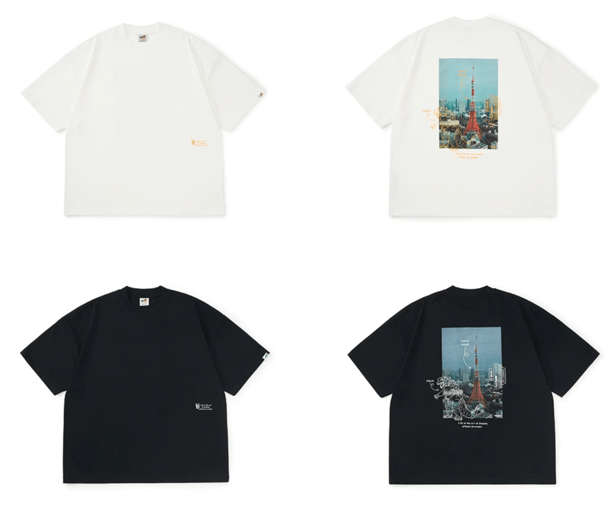 東京バックプリント半袖Tシャツ / Tokyo Back Print T-shirt N5548 - ファッション通販NNine（ナイン）