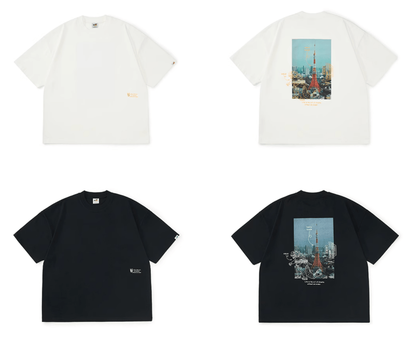 東京バックプリント半袖Tシャツ / Tokyo Back Print T-shirt N5548 - ファッション通販NNine（ナイン）
