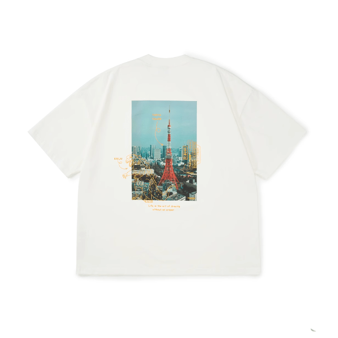 東京バックプリント半袖Tシャツ / Tokyo Back Print T-shirt N5548 - ファッション通販NNine（ナイン）