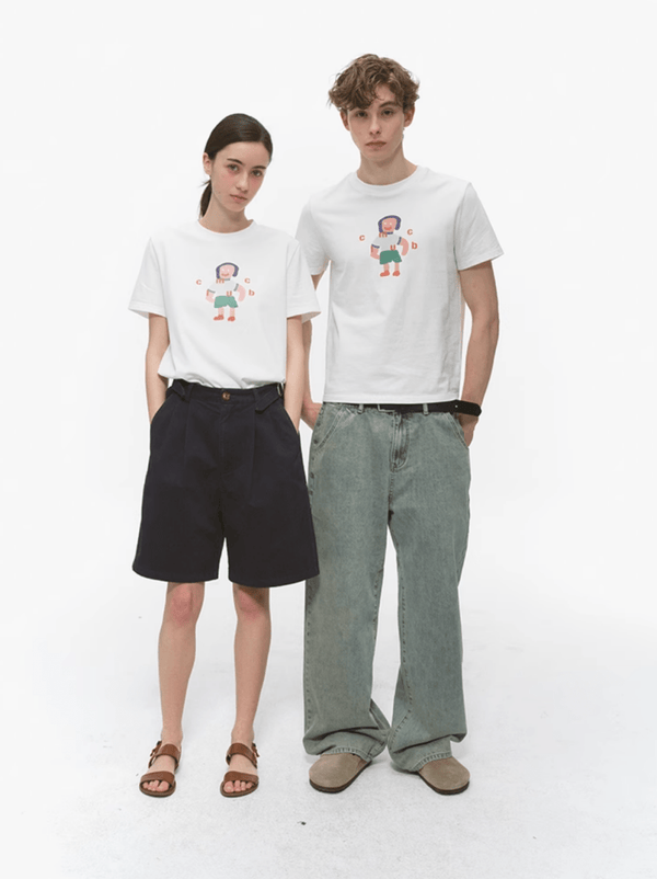 プリントTシャツコットン100%軽量200g メンズ レディース 春夏 / Printed T-shirt N5453 - メンズファッション通販 NNine(ナイン)