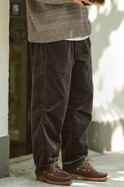 tapered corduroy pants / 吸水速乾コーデュロイパンツ N4480 - NNine