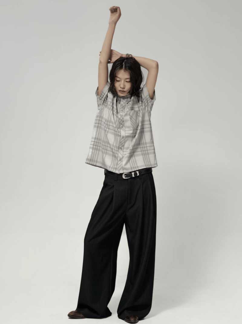 ソフトチェック リラックスシャツ / Tartan check shirt N5605 - ファッション通販NNine（ナイン）