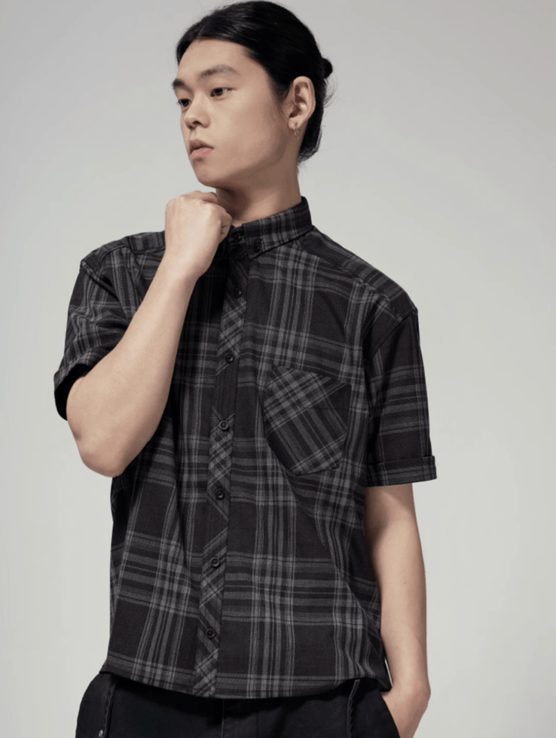 ソフトチェック リラックスシャツ / Tartan check shirt N5605 - ファッション通販NNine（ナイン）