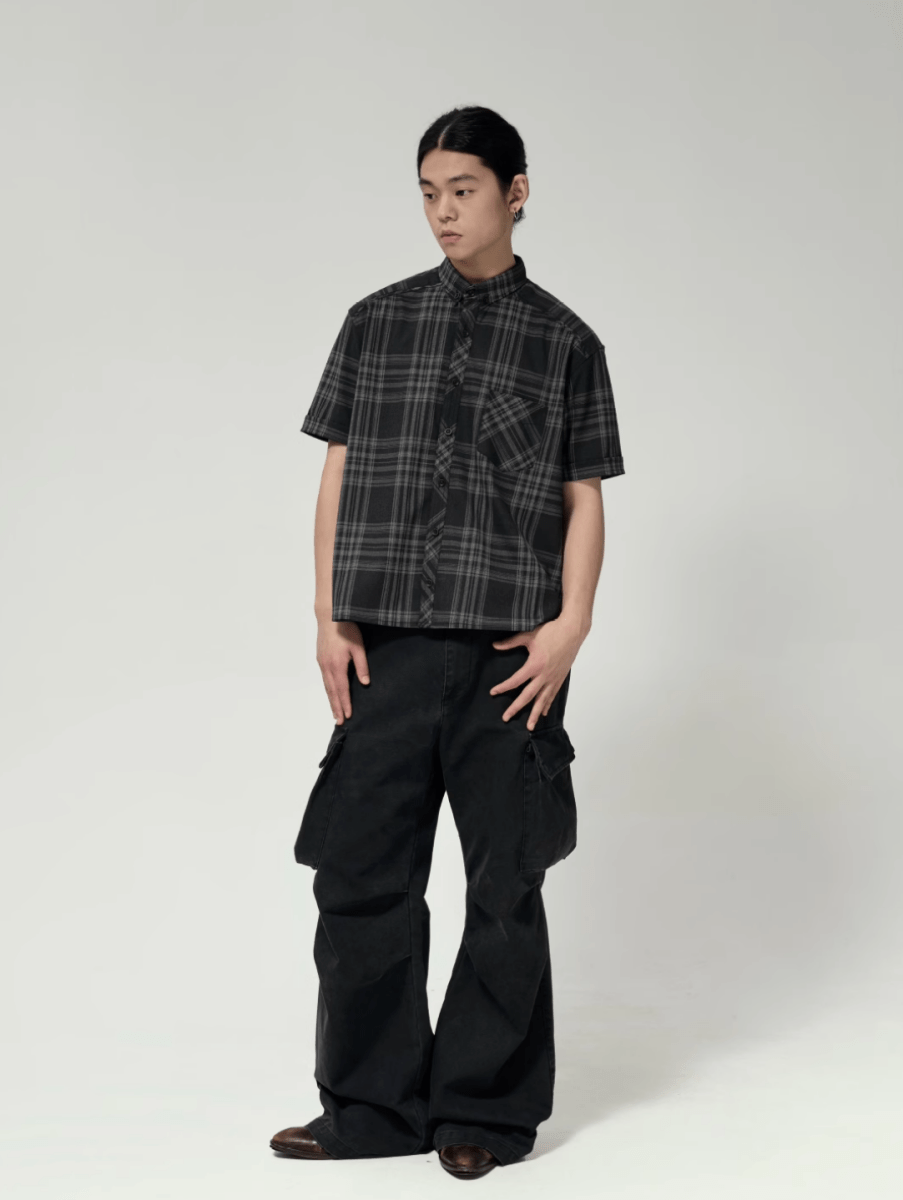 ソフトチェック リラックスシャツ / Tartan check shirt N5605 - ファッション通販NNine（ナイン）