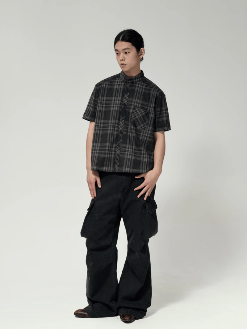 ソフトチェック リラックスシャツ / Tartan check shirt N5605 - ファッション通販NNine（ナイン）