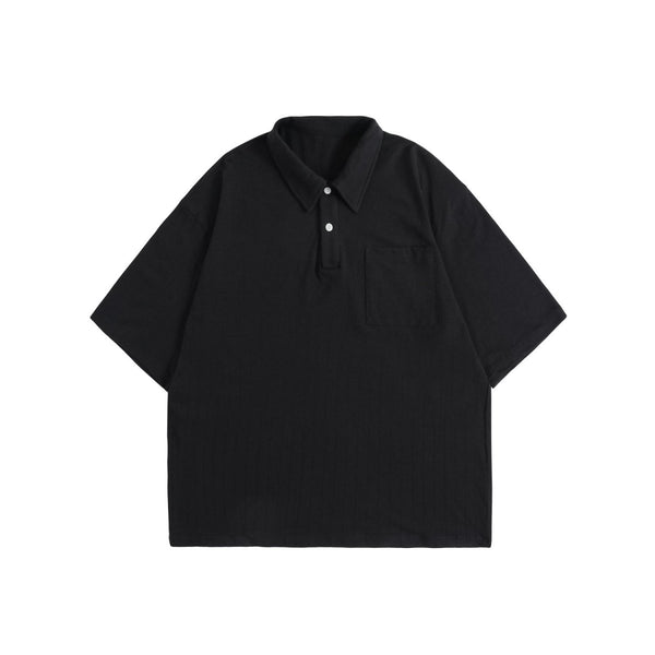 Textured dark polo shirt N3470 - NNine