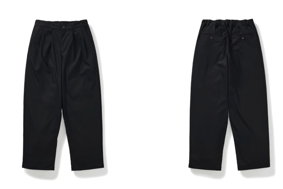 textured silhouette casual pants N5037 - NNine