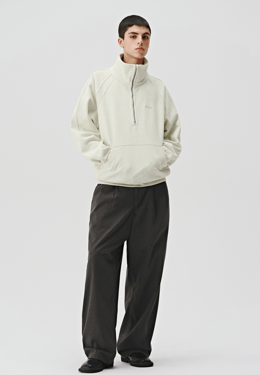 textured silhouette casual pants N5037 - NNine