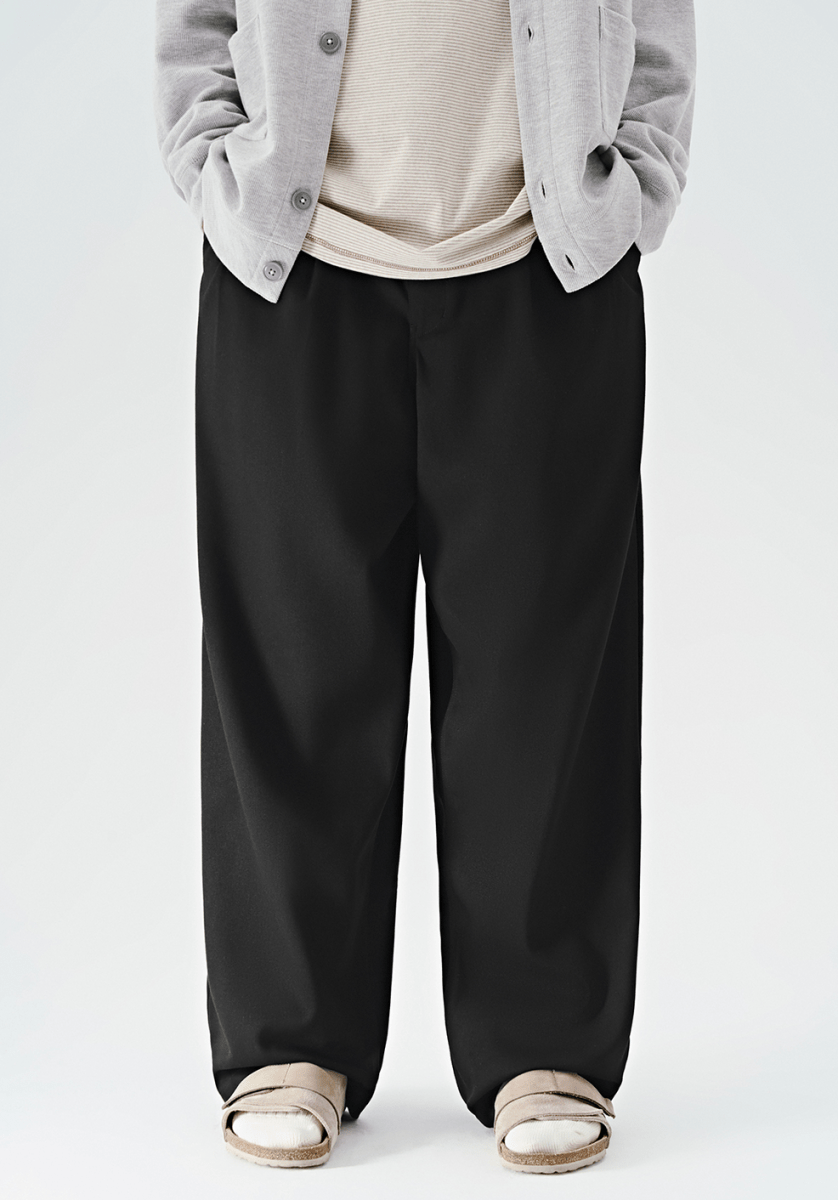 textured silhouette casual pants N5037 - NNine