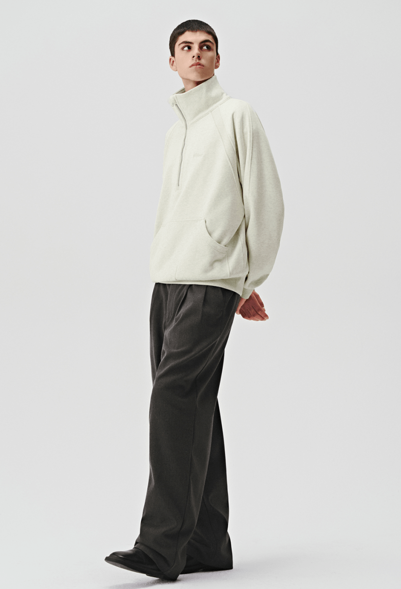 textured silhouette casual pants N5037 - NNine