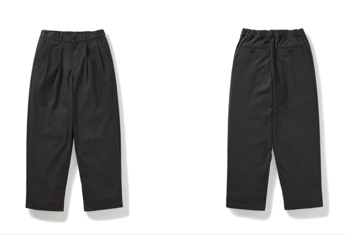 textured silhouette casual pants N5037 - NNine