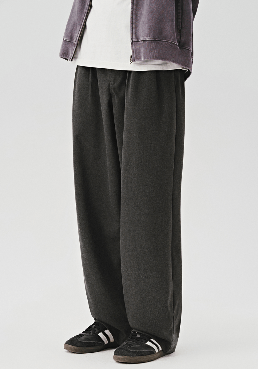 textured silhouette casual pants N5037 - NNine