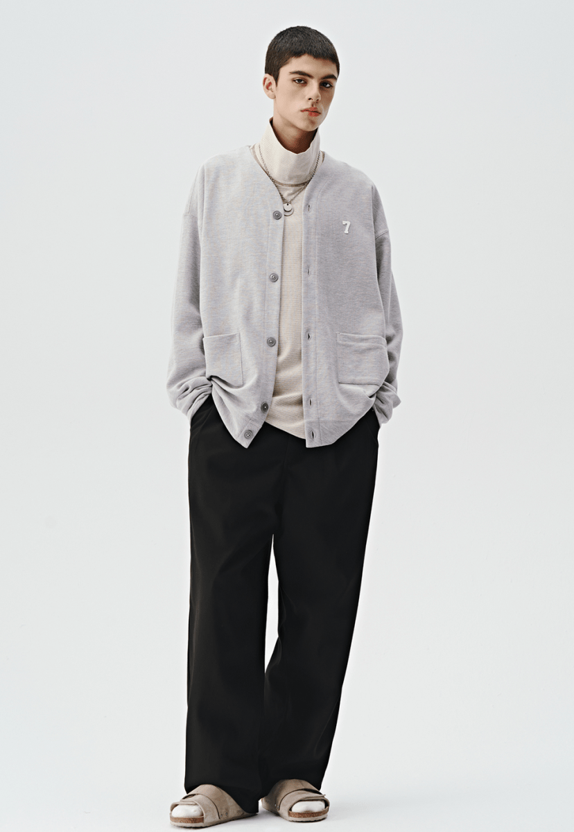 textured silhouette casual pants N5037 - NNine