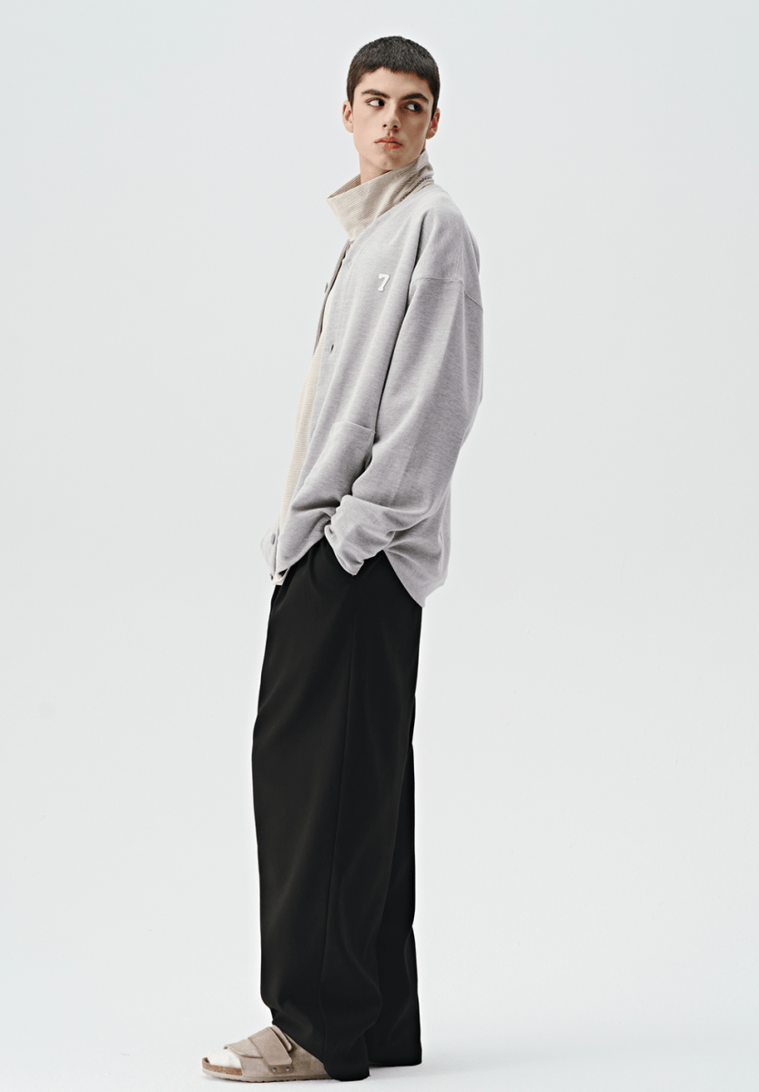 textured silhouette casual pants N5037 - NNine