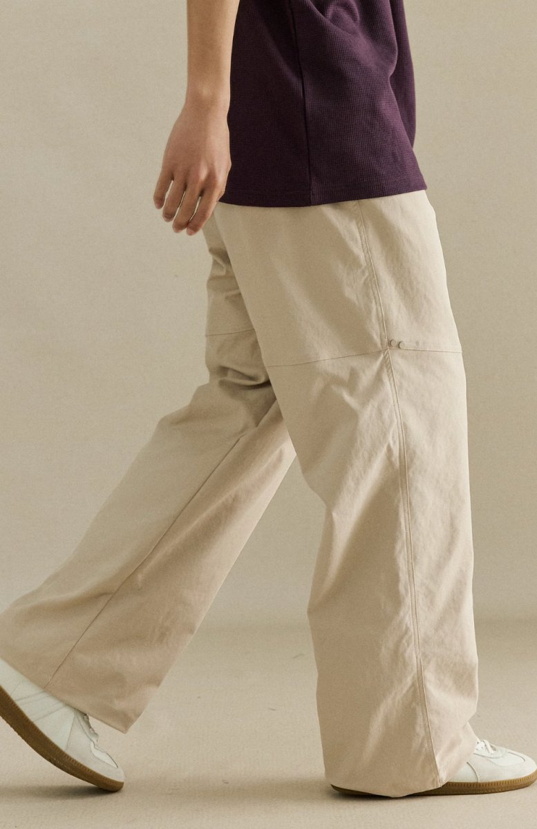 textured straight pants N3624 - NNine