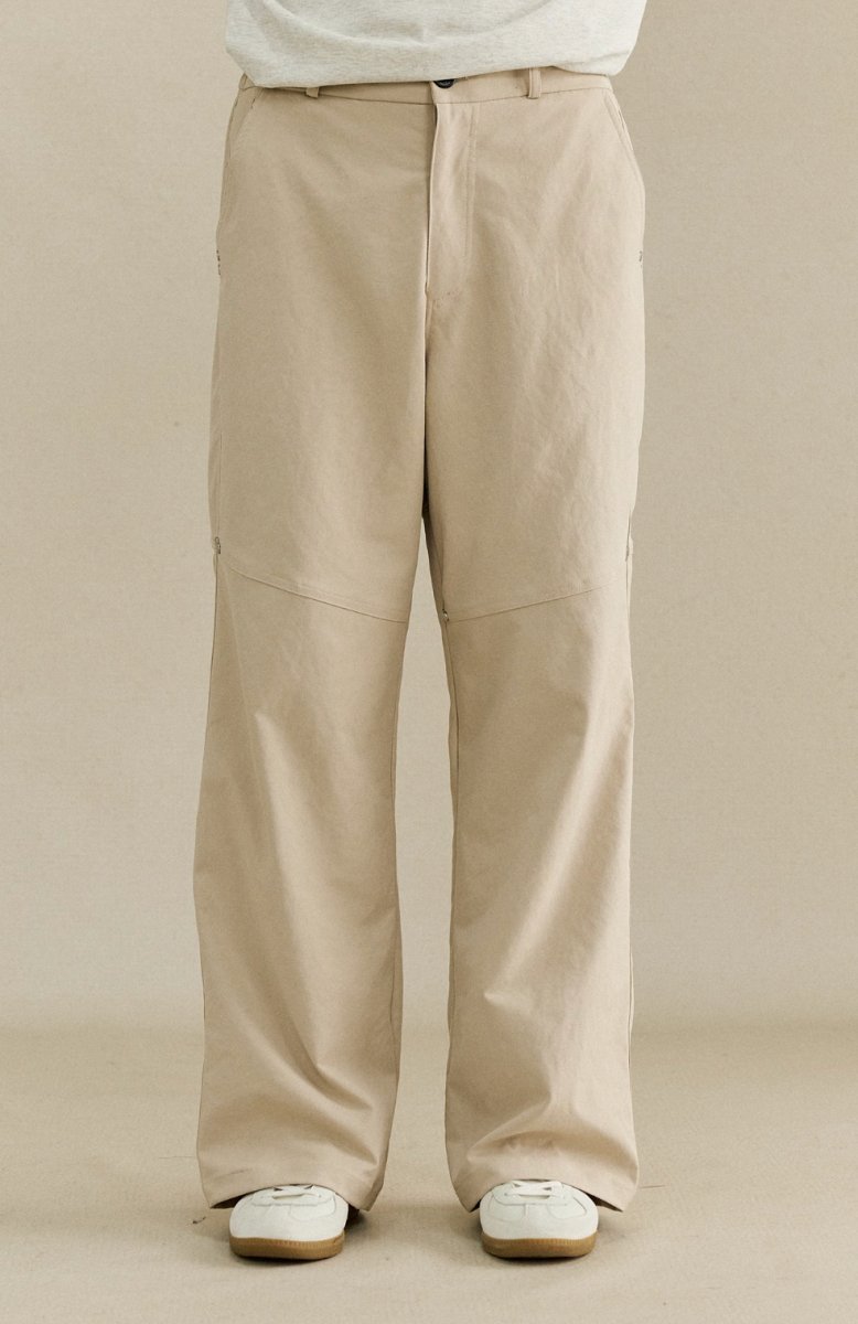 textured straight pants N3624 - NNine