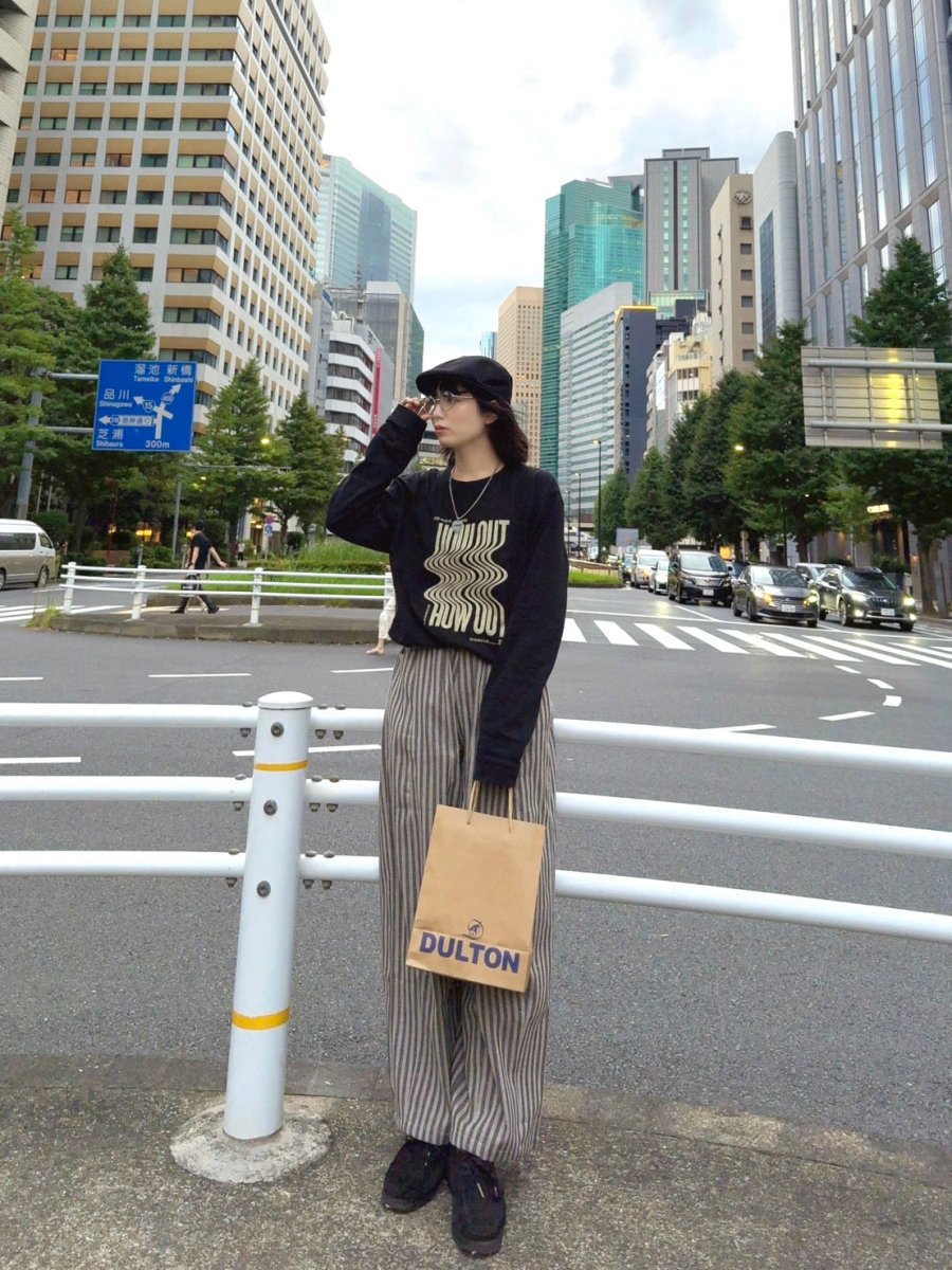 ルーズフィッドストライプパンツ TT003 - ファッション通販NNine（ナイン）