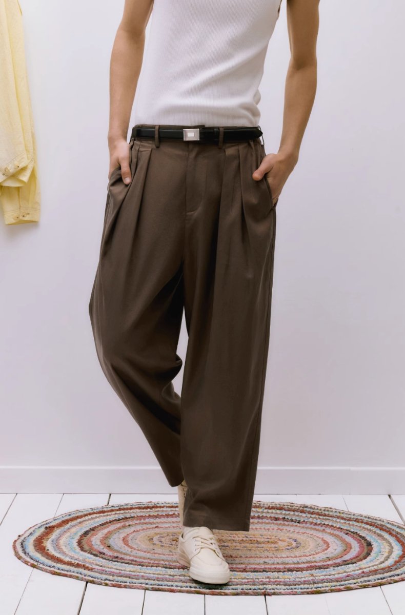 twill drape pants N3649 - NNine