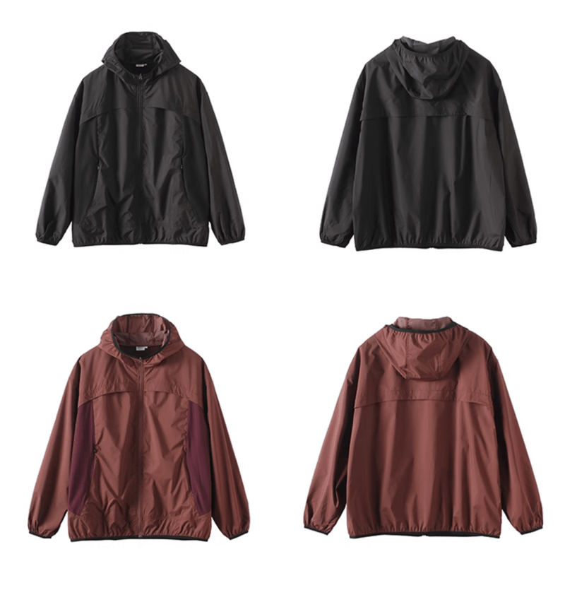 UPF50+高機能ナイロンパーカー メンズ レディース 撥水 吸湿速乾 / UPF50+ Nylon Parka N5457 - メンズファッション通販 NNine(ナイン)