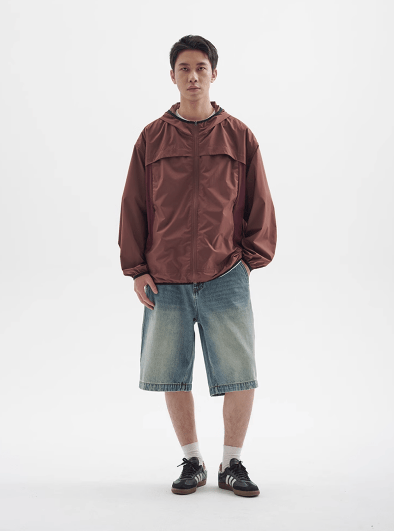 UPF50+高機能ナイロンパーカー メンズ レディース 撥水 吸湿速乾 / UPF50+ Nylon Parka N5457 - メンズファッション通販 NNine(ナイン)