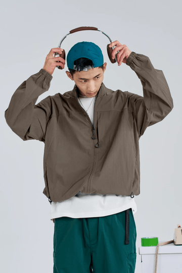 超軽量 UVカット ストレッチ コーチジャケット メンズ 接触冷感 透気速