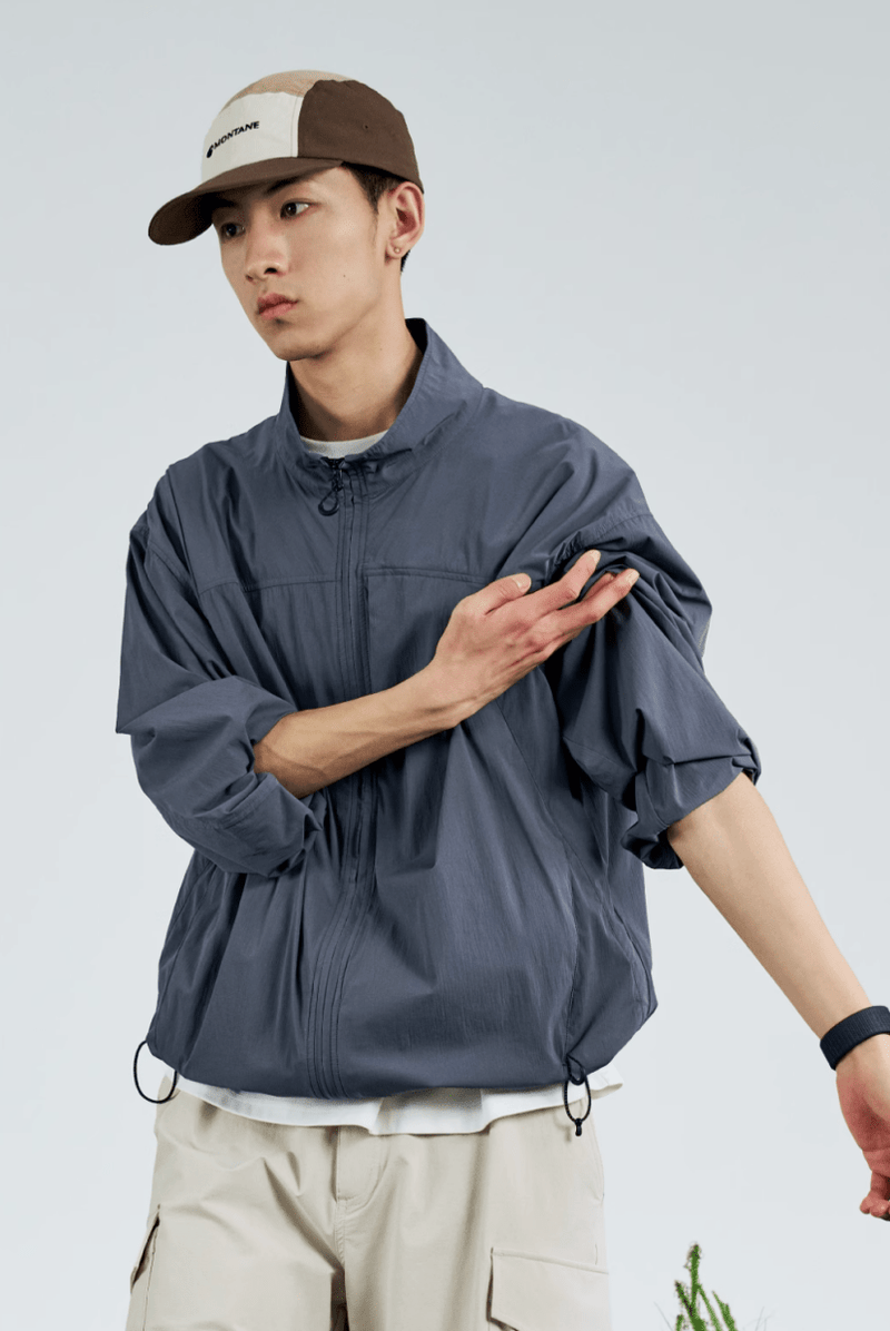 超軽量 UVカット ストレッチ コーチジャケット メンズ 接触冷感 透気速乾 / Air Coach Jacket N5437 - メンズファッション通販 NNine(ナイン)