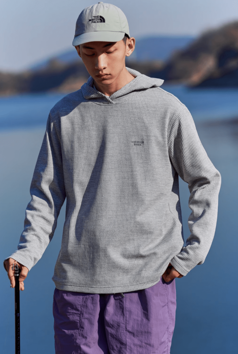 吸湿速乾UV COOLMAX®ワッフルパーカー / COOLMAX WAFFLE HOODIE N5432