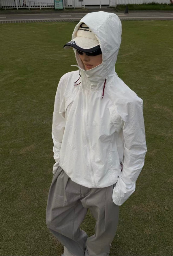 パーフェクトUVガード・エアリーフーディ / UV protection rash guard N5586 - ファッション通販NNine（ナイン）