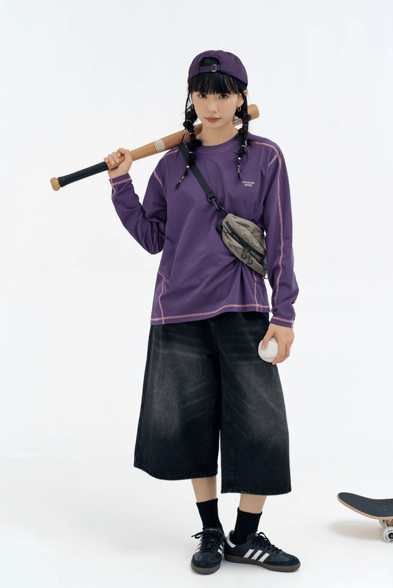 UVカットUPF50+ 7A抗菌 吸湿速乾 長袖Tシャツ レディース コントラストライン / Contrast Line Active Tee N5436 - メンズファッション通販 NNine(ナイン)