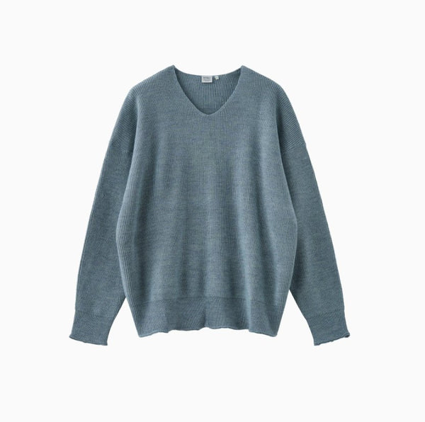 V -neck wool knit sweater N3177 - NNine