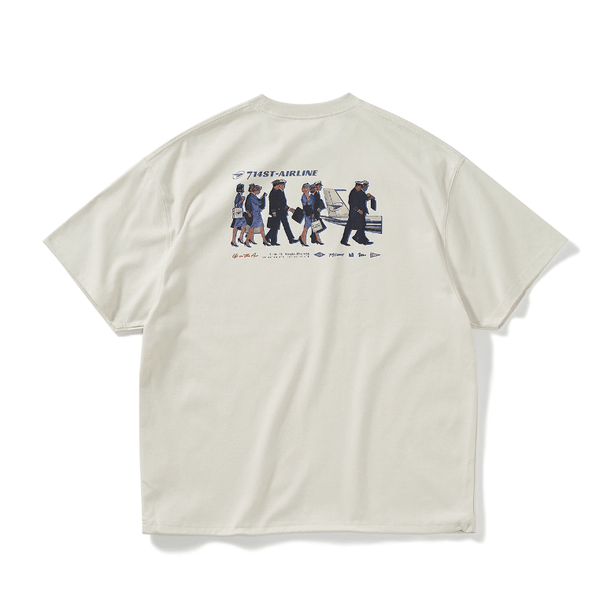 PEOPLESTYLE プリント ヴィンテージ 綿 半袖 Ｔシャツ 男女兼用 vintage-back-print-t-shirt-t-