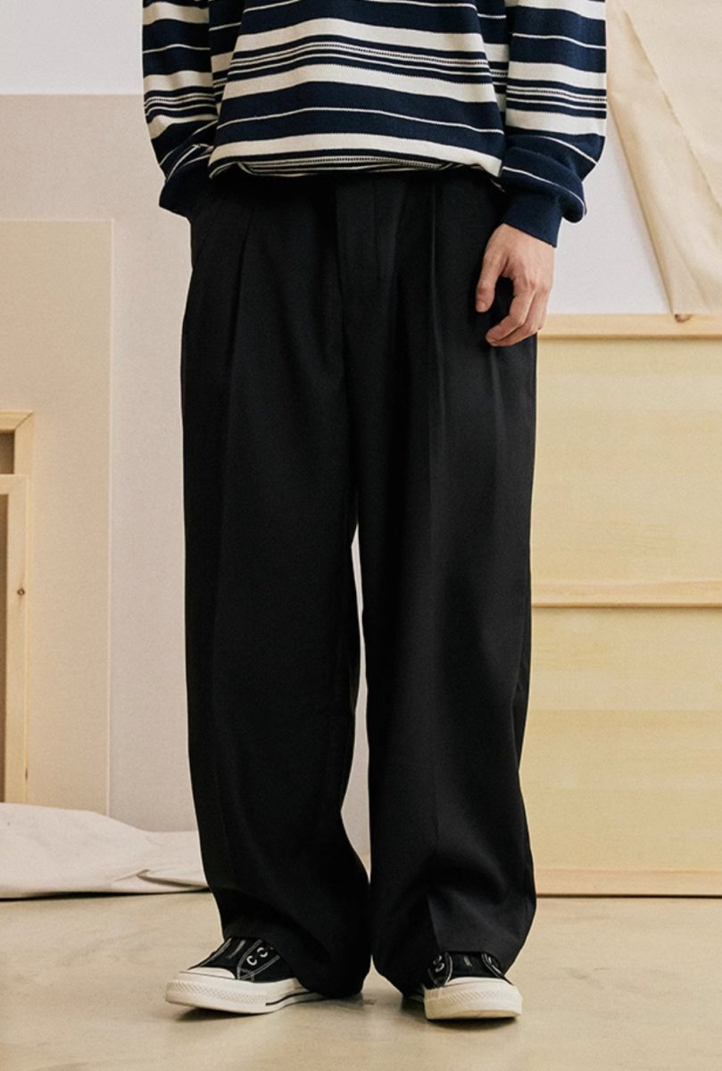 Vintage solid color drape suit pants N4190 - NNine
