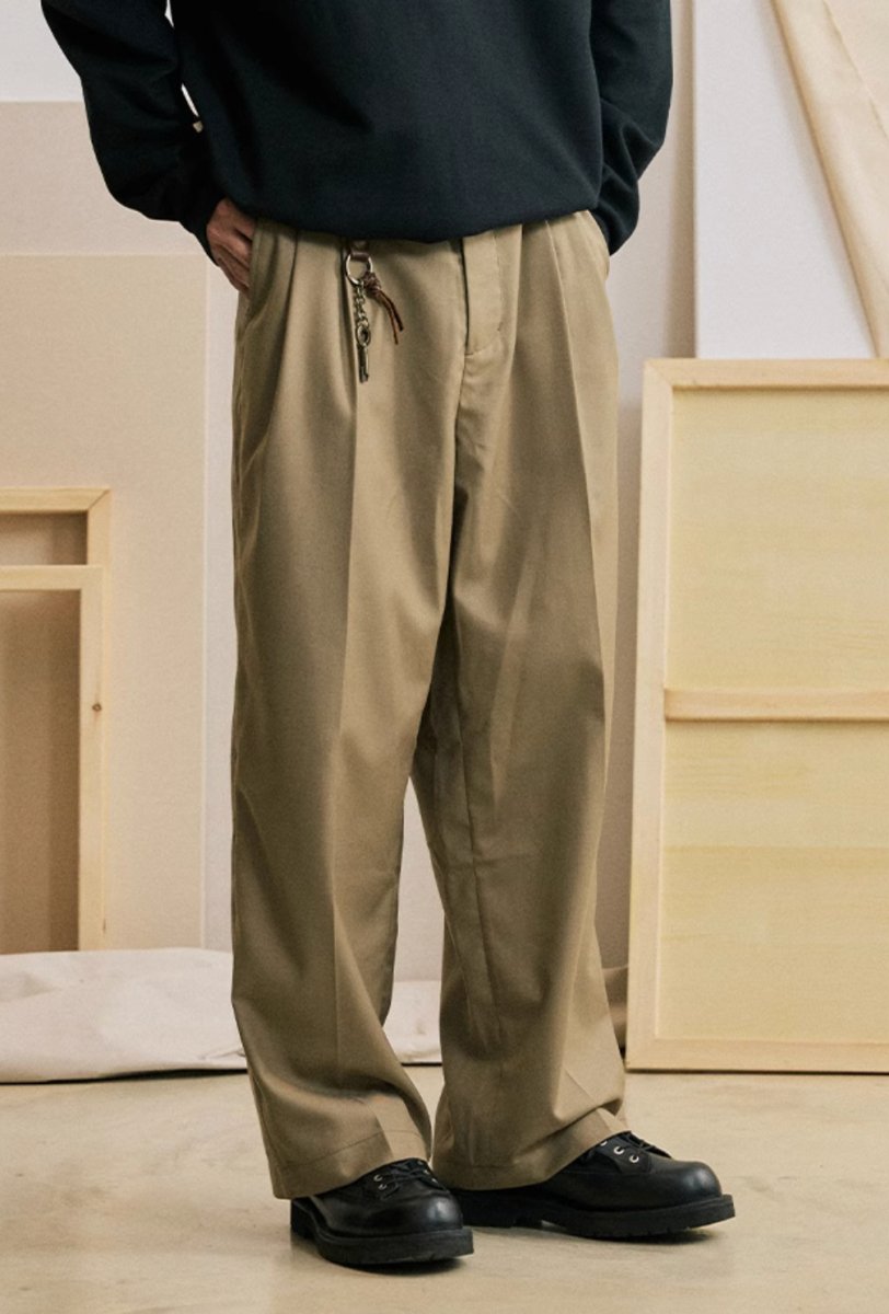 Vintage solid color drape suit pants N4190 - NNine