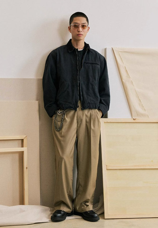 Vintage solid color drape suit pants N4190 - NNine