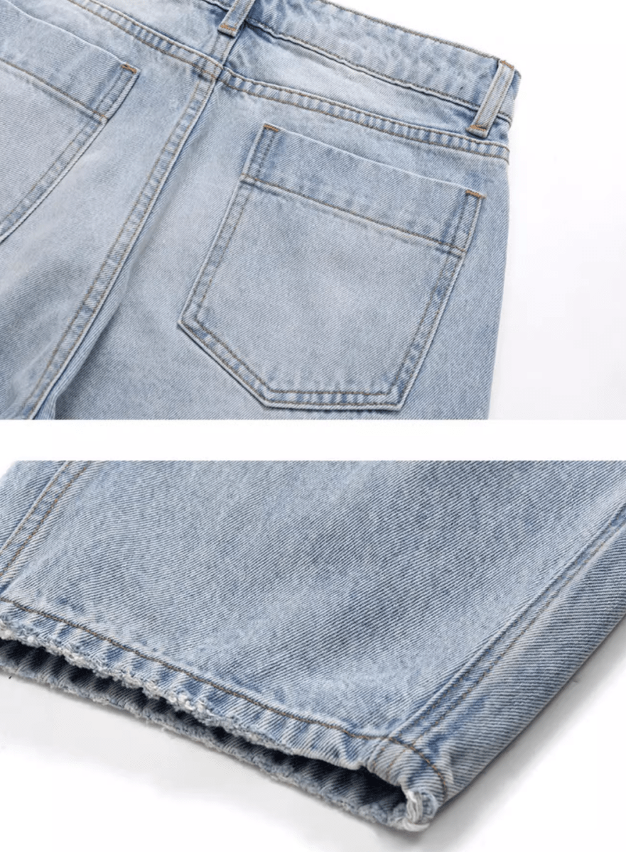 【雰囲気抜群】メンズ ストレート ジーンズ レトロ加工 オールシーズン | VINTAGE STRAIGHT DENIM N5220 - ファッション通販 NNine(ナイン)