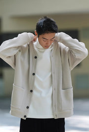waffle cardigan / ソロテックスワッフルニットカーディガン N4484 - NNine