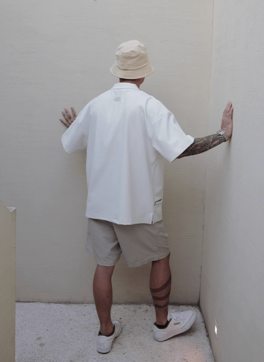 【速乾性】waffle polo shirt N5215 - ファッション通販 NNine(ナイン)
