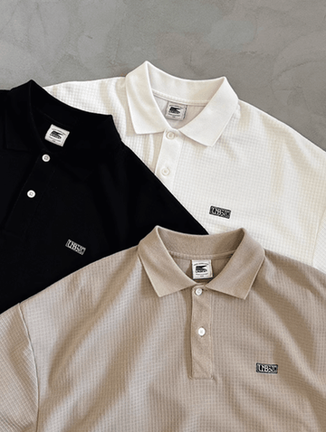 速乾ワッフルポロシャツ オーバーサイズ / Waffle Polo N5215