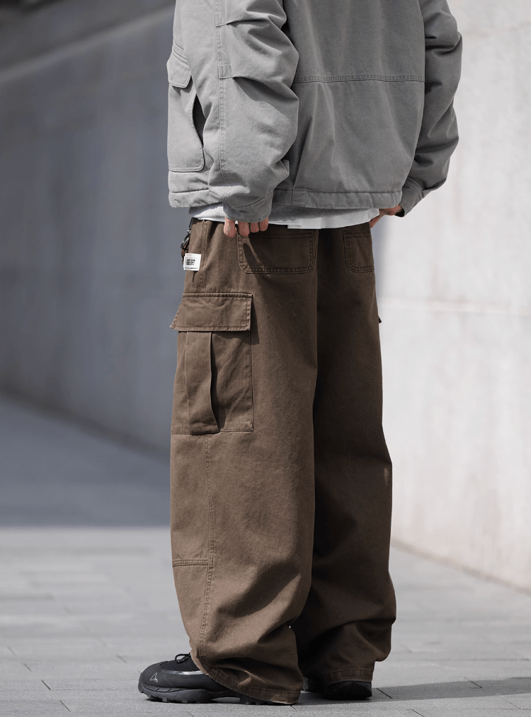 washed cargo pants N4559 - NNine