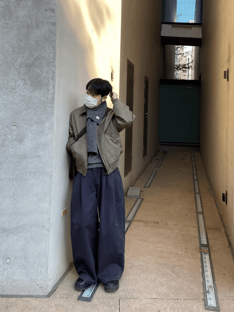 ウォッシュストレートカジュアルパンツ / Washed Casual Pants N5520 - ファッション通販NNine（ナイン）