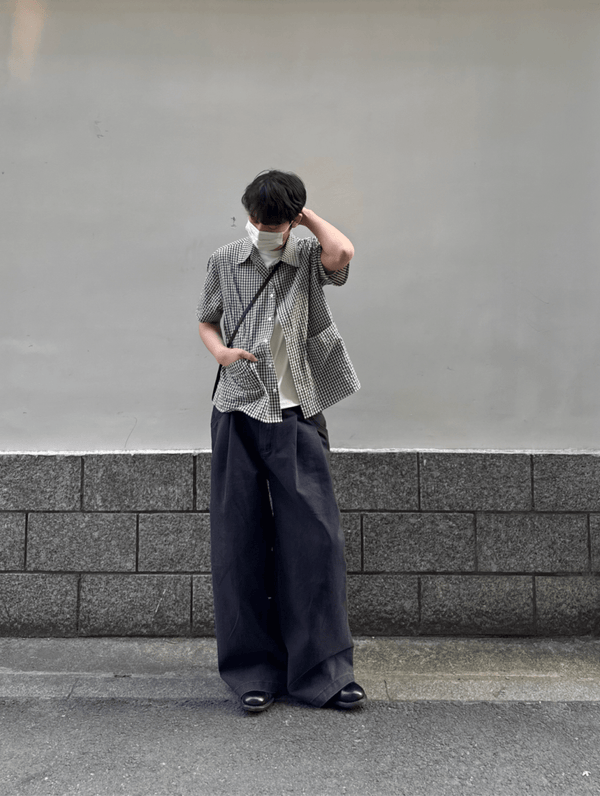 ウォッシュストレートカジュアルパンツ / Washed Casual Pants N5520 - ファッション通販NNine（ナイン）